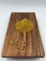 مسباح كاست شفاف عسلي