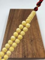 ⁦مسباح كهرمان مبرقع ع بياض⁩ - الصورة ⁦3⁩