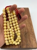 ⁦مسباح كهرمان مبرقع ع بياض⁩ - الصورة ⁦5⁩