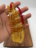 ⁦مسباح كهرمان شفاف تخريم سوبر⁩ - الصورة ⁦5⁩