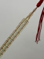 ⁦مسباح كهرمان برميلي شفاف تخريم سوبر⁩ - الصورة ⁦2⁩