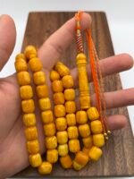 ⁦مسباح تراب كهرمان بوبندي شجري فواح⁩ - الصورة ⁦2⁩