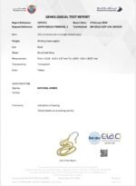 ⁦مسباح كهرمان حشري مع شهادة فحص من المختبر⁩ - الصورة ⁦2⁩