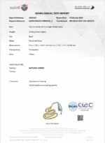 ⁦مسباح كهرمان حشري مع شهادة فحص من المختبر⁩ - الصورة ⁦2⁩