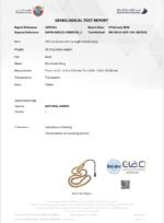 ⁦مسباح كهرمان حشري مع شهادة فحص من المختبر⁩ - الصورة ⁦2⁩