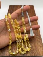 ⁦مسباح مستكه شبيه الكهرمان عسلي ملطخ⁩ - الصورة ⁦3⁩